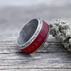 Viking Runes Wood Stainless Steel Spinner Ring sold by GTHIC