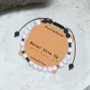 White Turquoise Morse Code Braided Bracelet sold by GTHIC