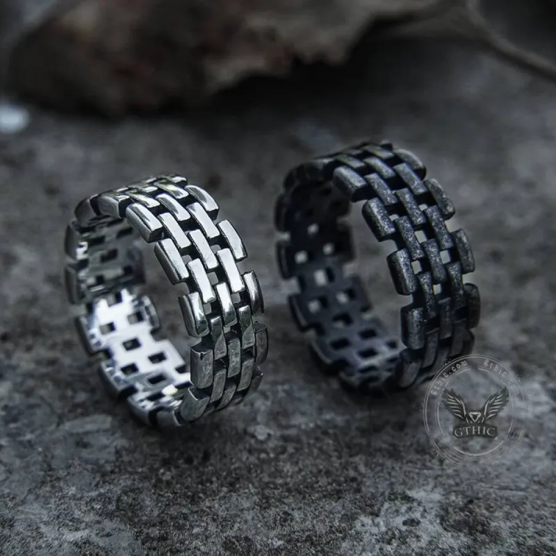 Hollow Chain Stainless Steel Ring sold by GTHIC
