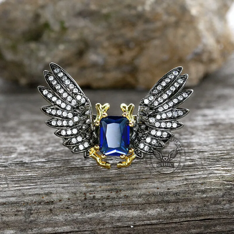 Black Devil Wings Brass Gothic Ring sold by GTHIC product image thumbnail 3