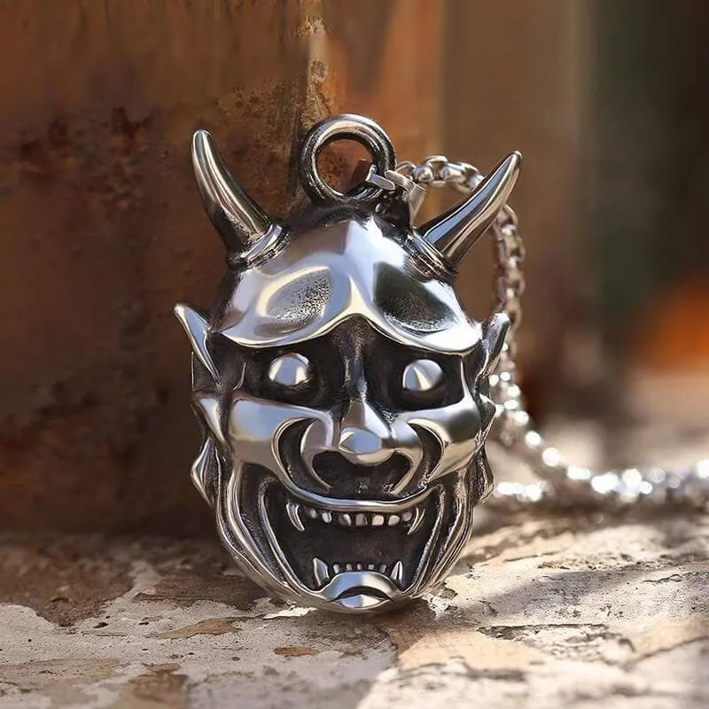 Demon Oni Skull Pendant sold by GTHIC