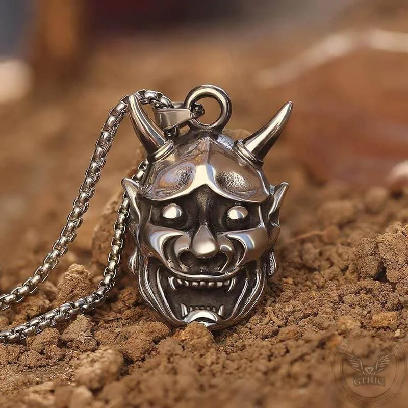 Demon Oni Skull Pendant sold by GTHIC product image thumbnail 5