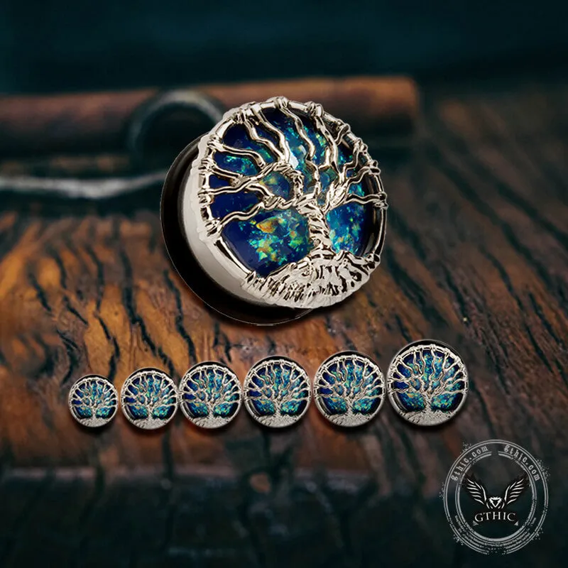 Viking Tree of Life Stainless Steel Ear Gauges sold by GTHIC product image thumbnail 2