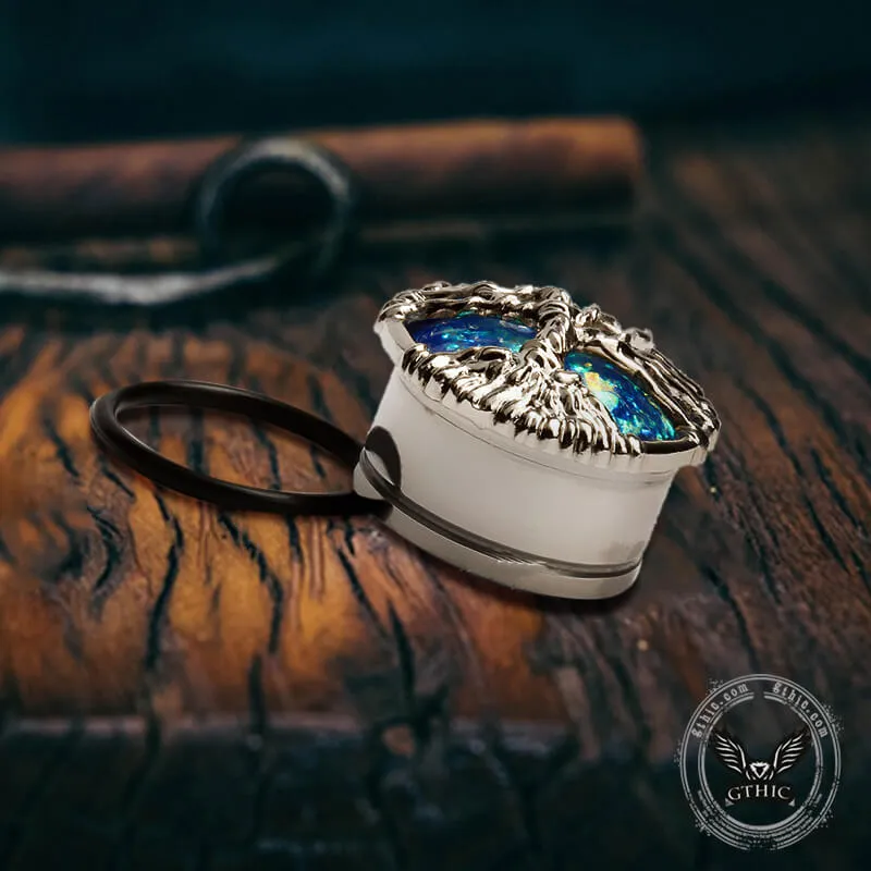 Viking Tree of Life Stainless Steel Ear Gauges sold by GTHIC product image thumbnail 4