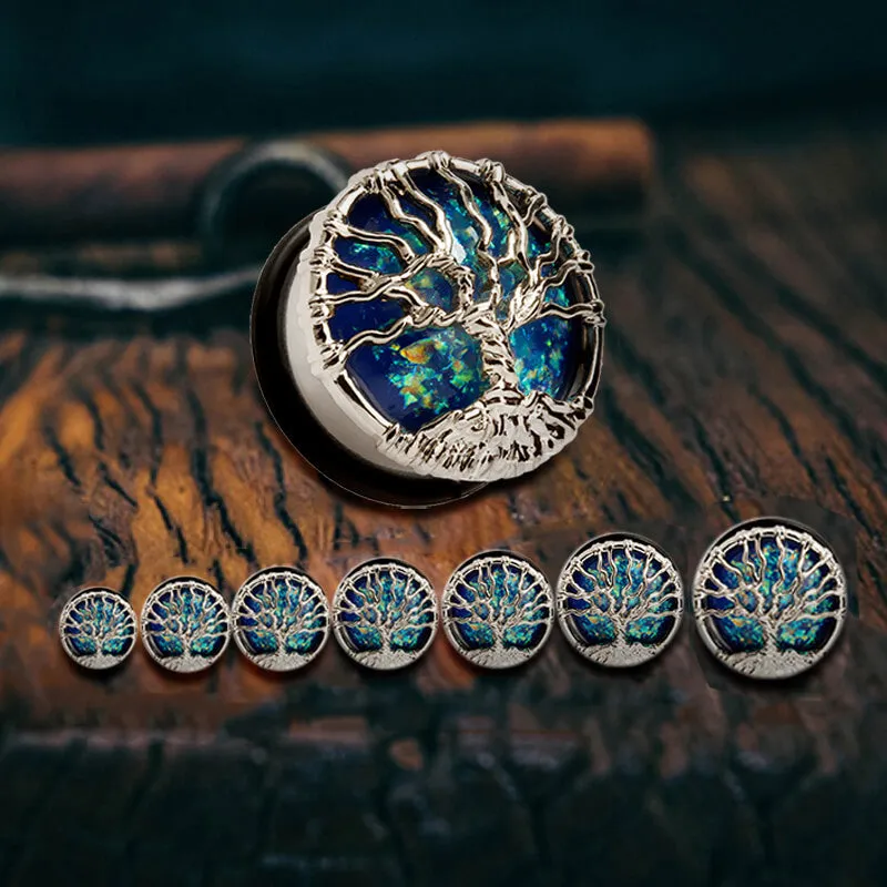 Viking Tree of Life Stainless Steel Ear Gauges sold by GTHIC product image thumbnail 5