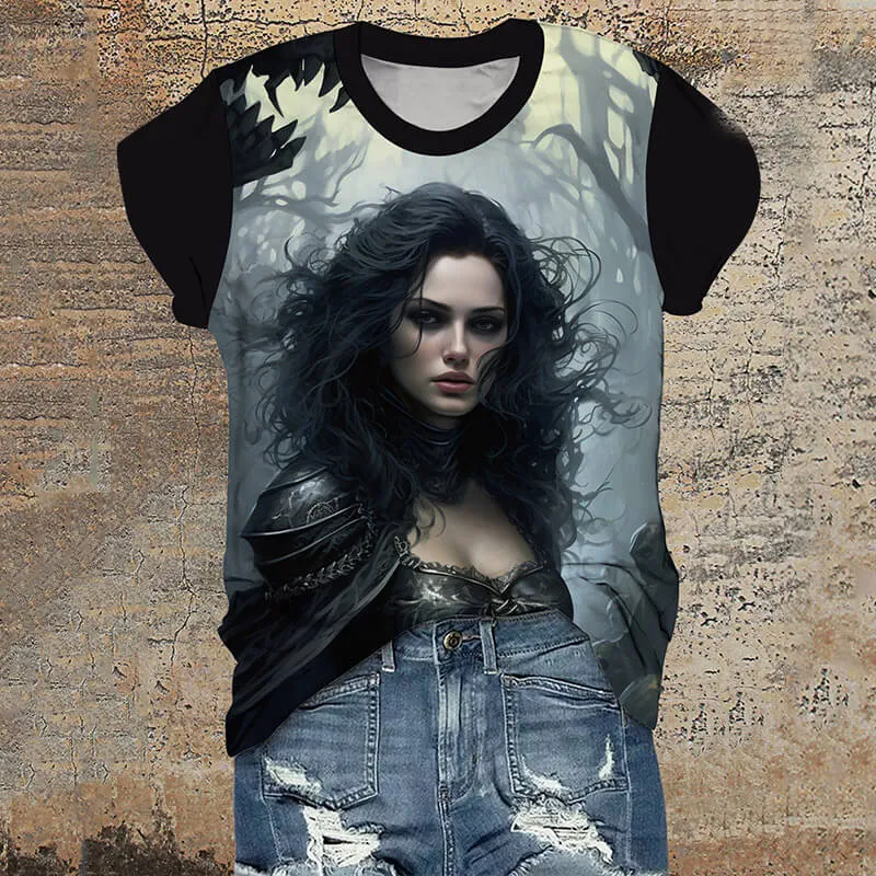 Gothic Female Beauty Short Sleeve T-Shirt sold by GTHIC