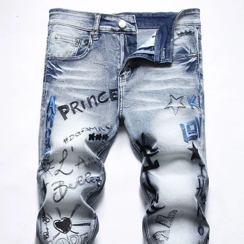Prince Letter Print Cotton Pants sold by GTHIC product image thumbnail 4