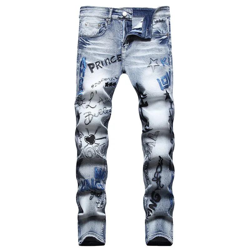 Prince Letter Print Cotton Pants sold by GTHIC product image thumbnail 2