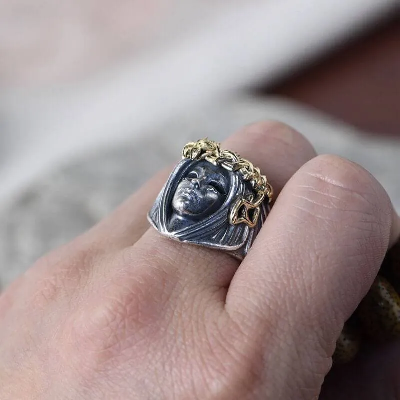 Vintage Goddess Sterling Silver Ring sold by GTHIC product image thumbnail 2