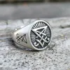 Lucifer Nephilim Seal Sterling Silver Ring sold by GTHIC