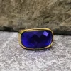Gem Set Stainless Steel Minimalism Ring sold by GTHIC