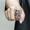 Vintage Gentleman Skull Stainless Steel Ring sold by GTHIC