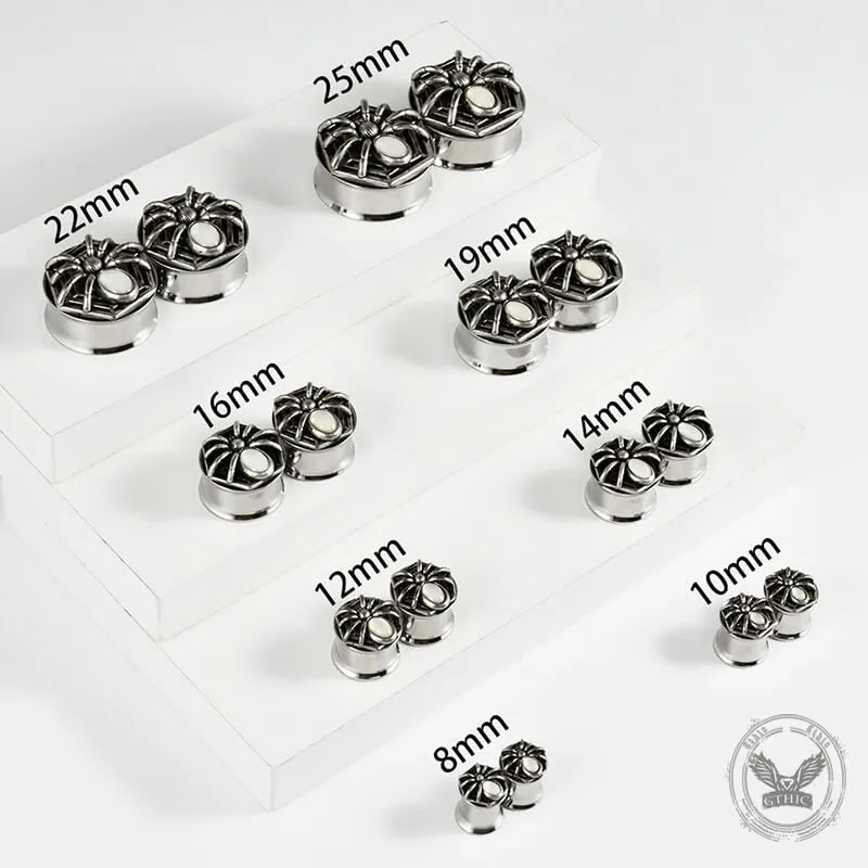 Gothic Spider Design Stainless Steel Ear Gauges sold by GTHIC product image thumbnail 4