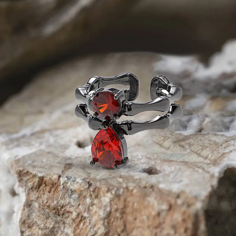 Water Drop Alloy Open Gothic Ring sold by GTHIC product image thumbnail 4
