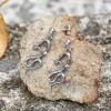 Crawling Snake Stainless Steel Animal Stud Earrings sold by GTHIC