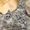 Crawling Snake Stainless Steel Animal Stud Earrings sold by GTHIC