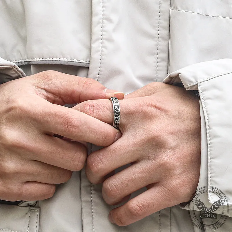 Irish Claddagh Stainless Steel Viking Ring sold by GTHIC product image thumbnail 5