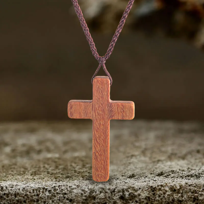 Simple Cross Wood Pendant sold by GTHIC product image thumbnail 5