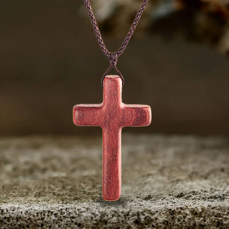 Simple Cross Wood Pendant sold by GTHIC product image thumbnail 4