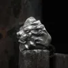 3D Lion Sterling Silver Beast Ring sold by GTHIC