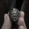 3D Lion Sterling Silver Beast Ring sold by GTHIC