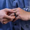 Viking Runes Stainless Steel Chain Spinner Ring sold by GTHIC