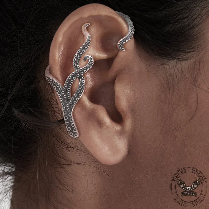Octopus Tentacles Stainless Steel Ear Cuffs sold by GTHIC product image thumbnail 2