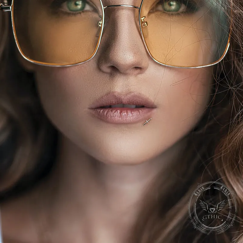 Vintage Dagger G23 Titanium Piercing Ring sold by GTHIC product image thumbnail 3