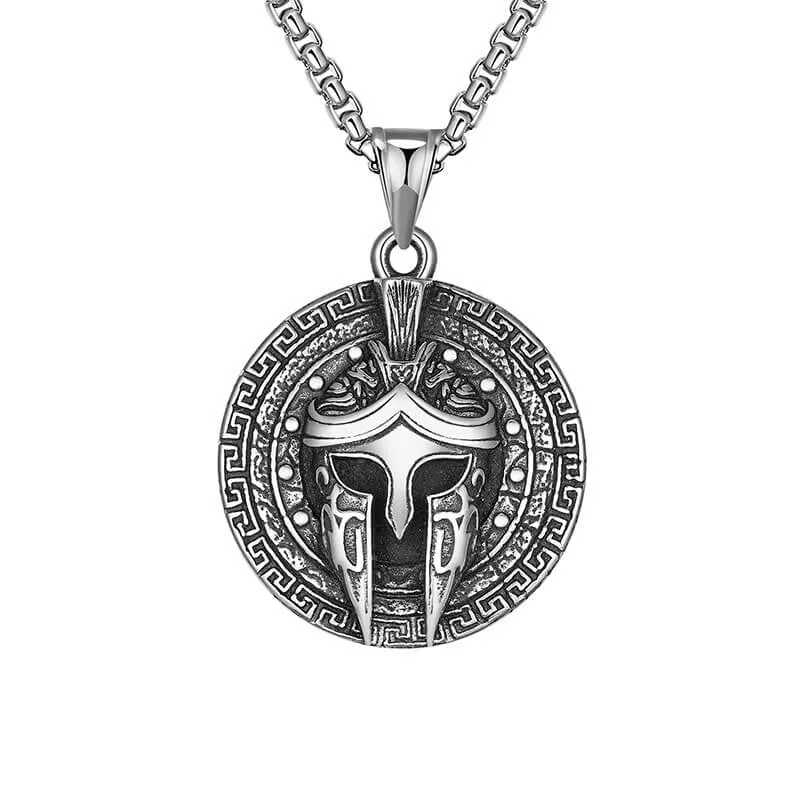 Viking Warrior Mask Stainless Steel Necklace sold by GTHIC product image thumbnail 4