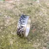 Loyal Wolf Pattern Sterling Silver Embossed Ring sold by GTHIC
