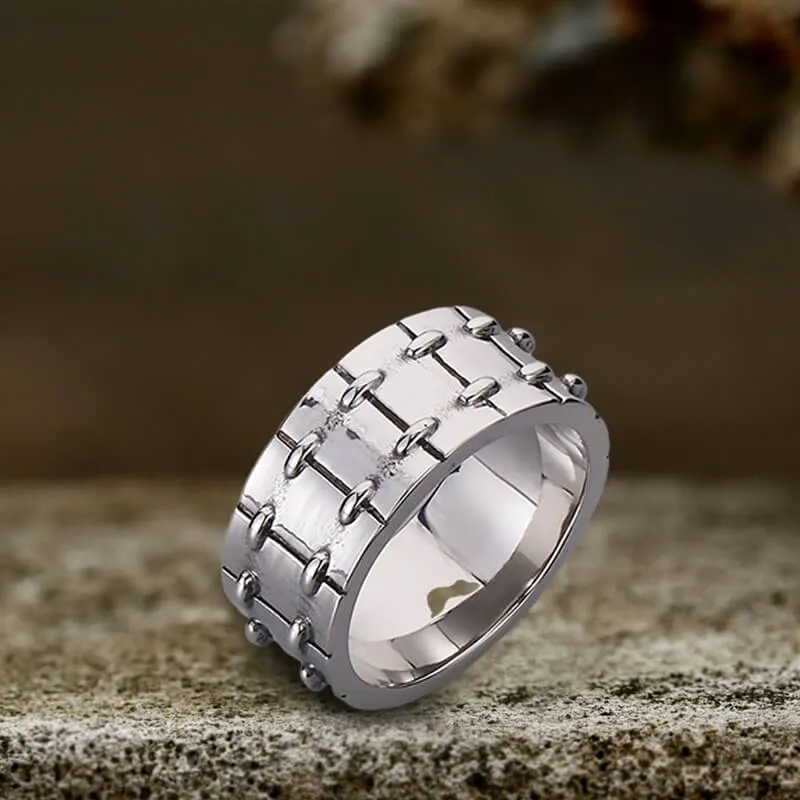 Simple Tire Stainless Steel Ring sold by GTHIC product image thumbnail 5
