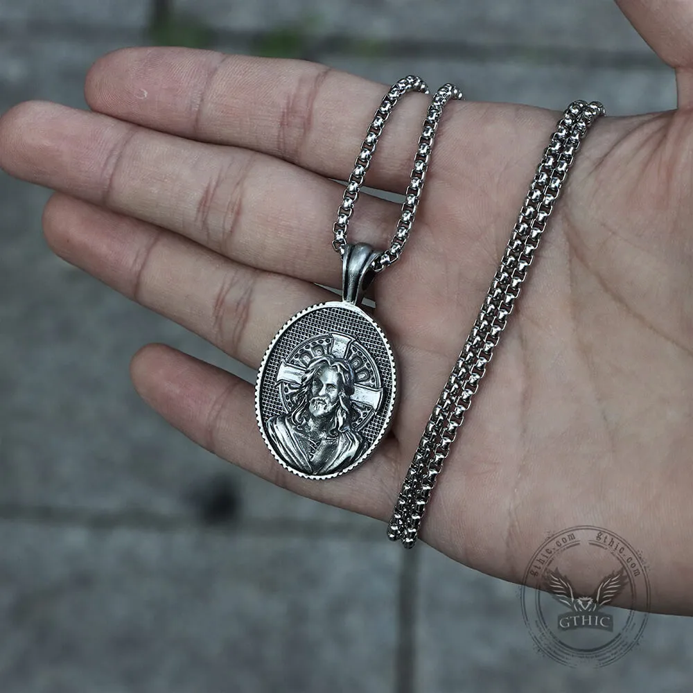 Jesus Christ Cross Pure Tin Necklace sold by GTHIC product image thumbnail 3