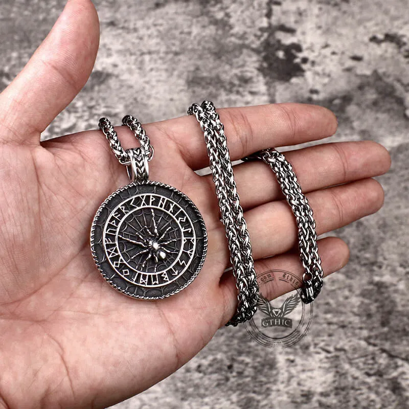 Nordic Spider Rune Stainless Steel Viking Pendant sold by GTHIC product image thumbnail 3