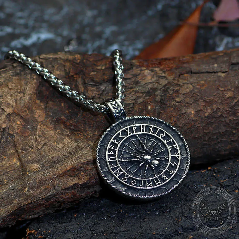 Nordic Spider Rune Stainless Steel Viking Pendant sold by GTHIC product image thumbnail 4