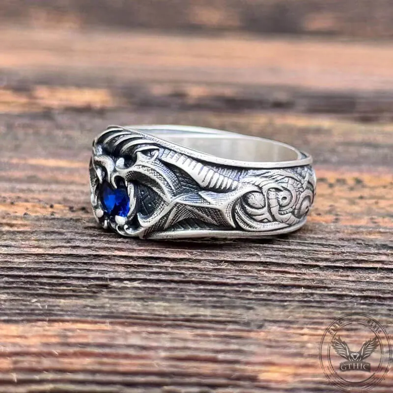 Devil Claw Gemstone Sterling Silver Ring sold by GTHIC product image thumbnail 3