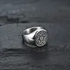 Hexagram 12 Zodiac Sign Stainless Steel Ring sold by GTHIC