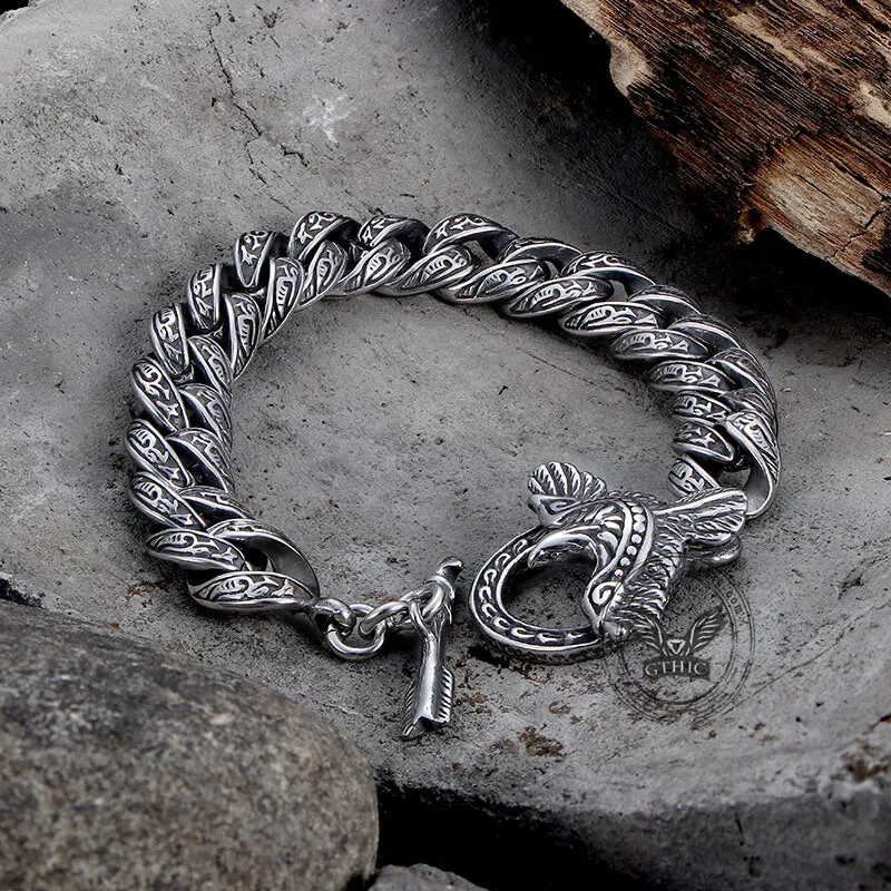 Punk Skull Stainless Steel Bracelet sold by GTHIC product image thumbnail 4