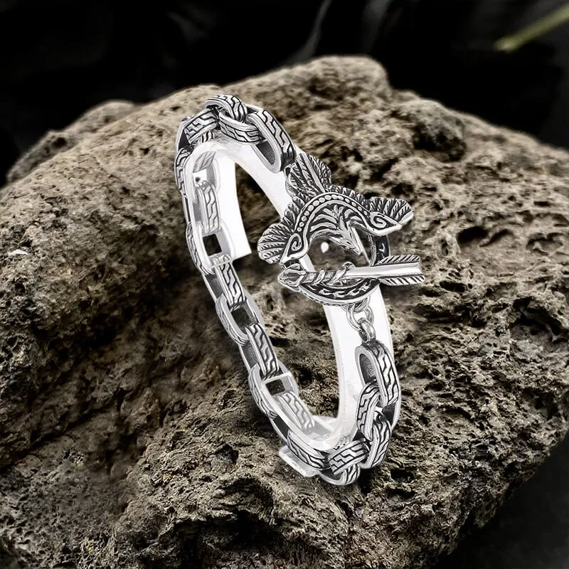 Punk Skull Stainless Steel Bracelet sold by GTHIC product image thumbnail 3