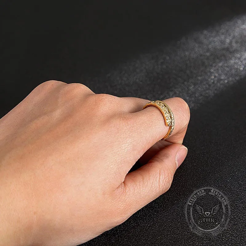 Kraken Octopus Arm Stainless Steel Ring sold by GTHIC product image thumbnail 4