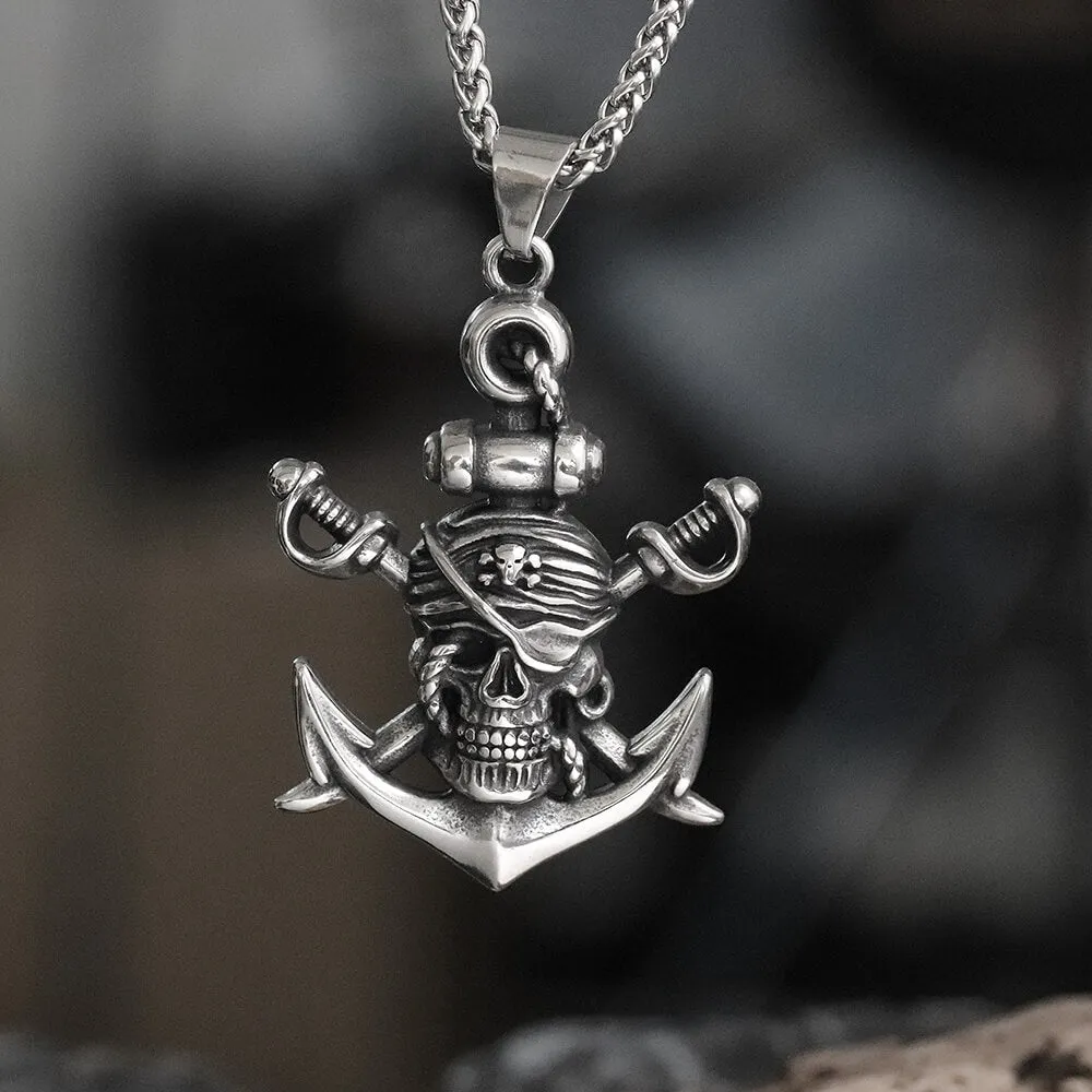 Death Pirate Stainless Steel Pendant sold by GTHIC