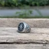 Compass Rose Signet Sterling Silver Ring sold by GTHIC