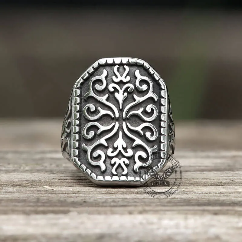 Gothic Pattern Stainless Steel Ring sold by GTHIC product image thumbnail 3