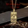Temperance Major Arcana Tarot Stainless Steel Necklace sold by GTHIC