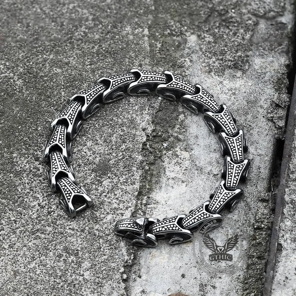 Vintage Dragon Bones Stainless Steel Animal Bracelet sold by GTHIC product image thumbnail 3