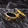 Freemasonry Symbol Stainless Steel Spinner Ring sold by GTHIC