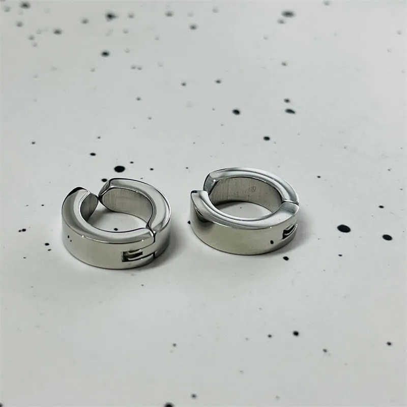 Simple Silver Color Stainless Steel Ear Cuffs sold by GTHIC