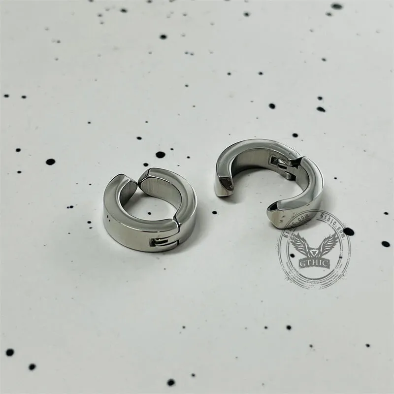 Simple Silver Color Stainless Steel Ear Cuffs sold by GTHIC product image thumbnail 3