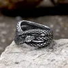 Cobra Twist Snake Stainless Steel Ring sold by GTHIC