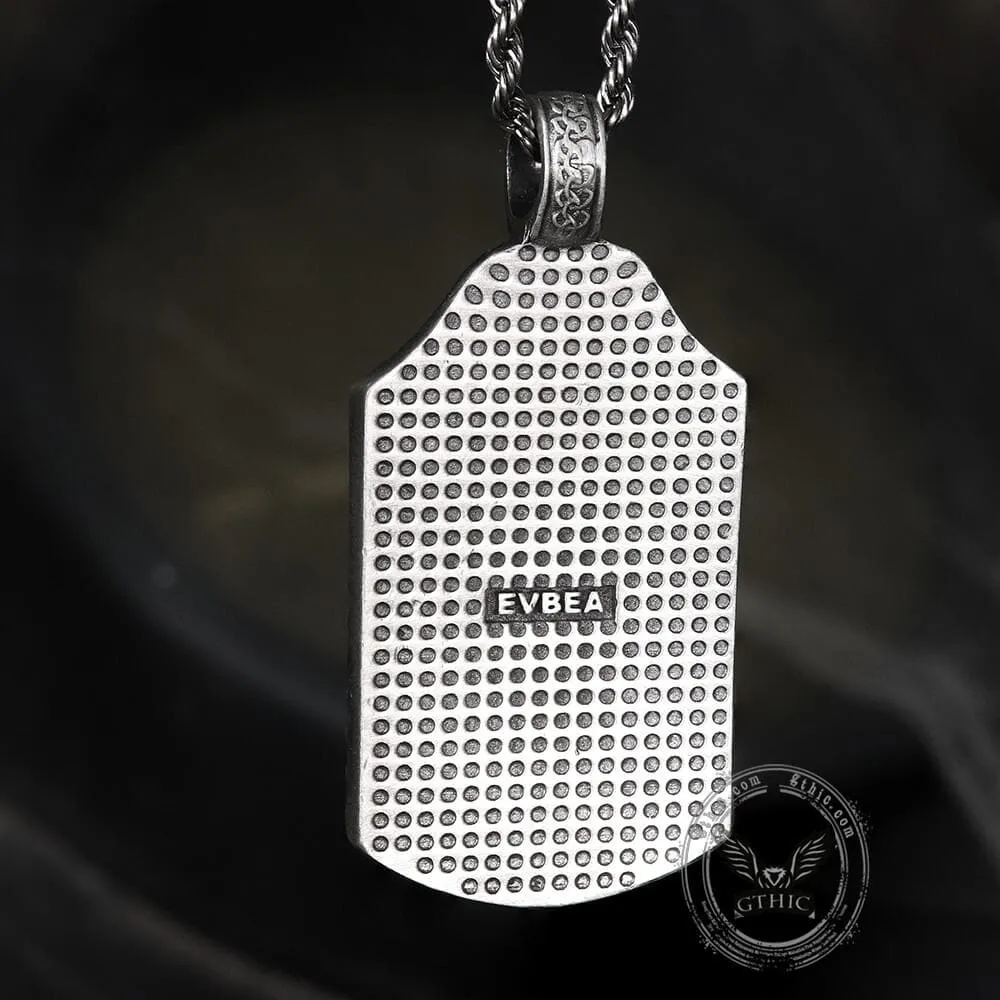 The All-Father Odin Pure Tin Viking Necklace sold by GTHIC product image thumbnail 5