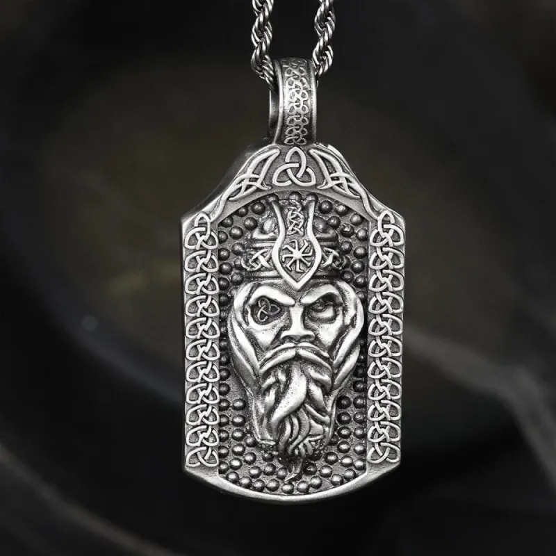 The All-Father Odin Pure Tin Viking Necklace sold by GTHIC